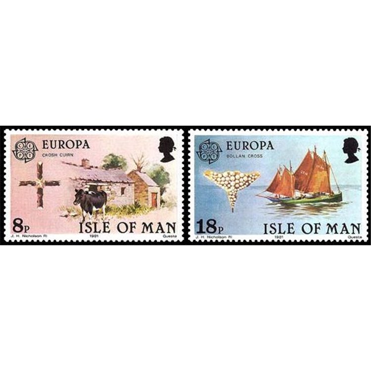 MAN 1981 Europa 2v MNH**
