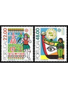 PORTUGAL 1981 Europe 2v MNH**