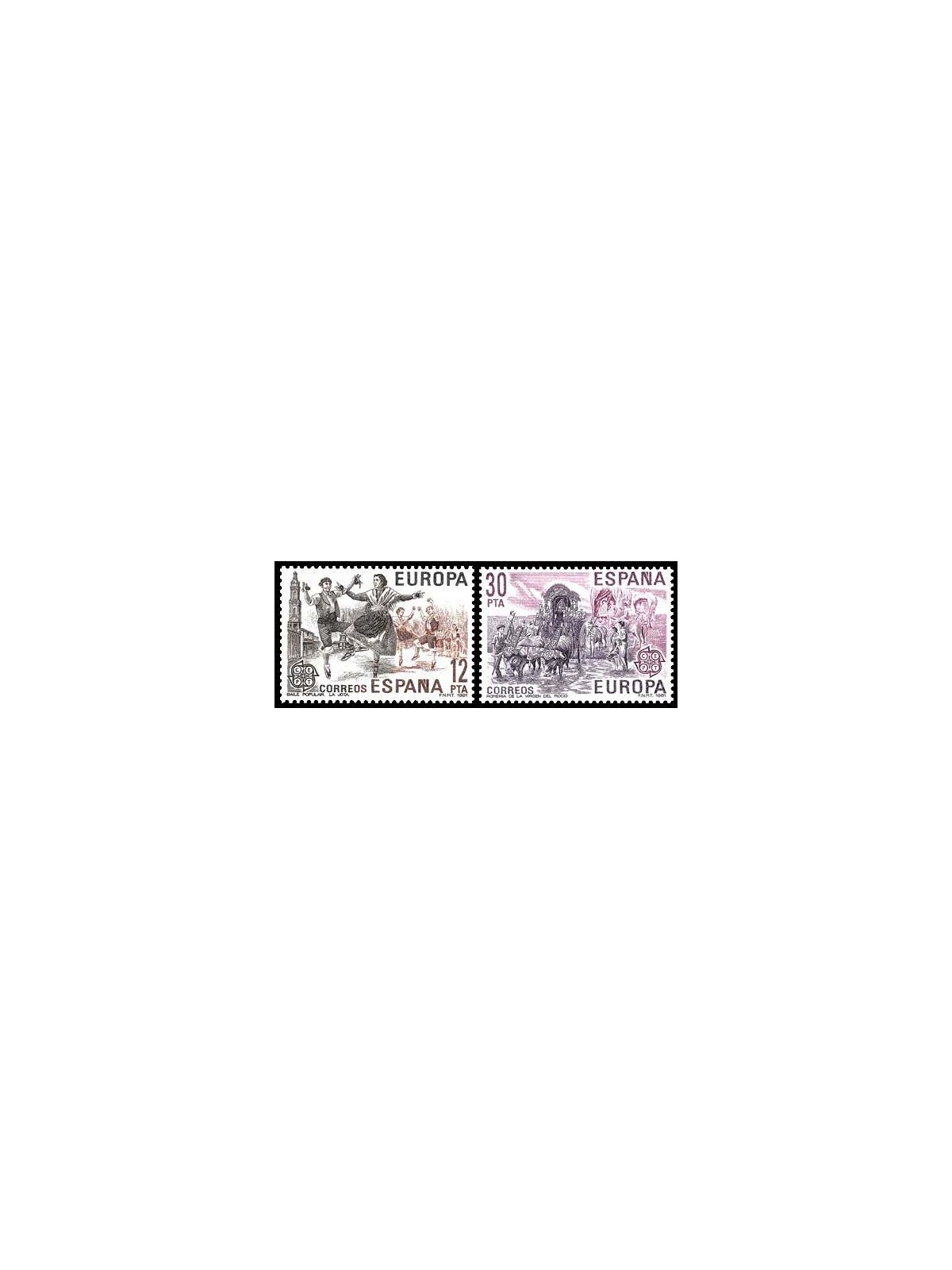 SPAIN 1981 Europe 2v MNH**