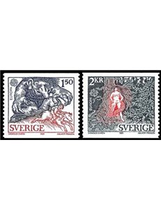 SVEZIA 1981 Europa 2v MNH**