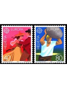 SWITZERLAND 1981 Europe 2v MNH**