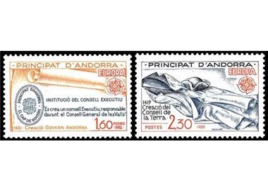 ANDORRA FRANCESE 1982 Europa 2v MNH**