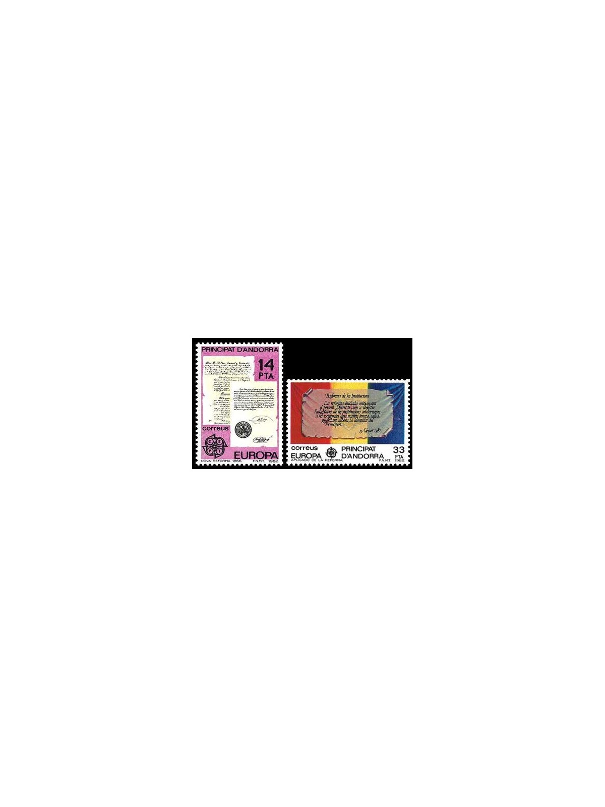 ANDORRA SPAGNOLA 1982 Europa 2v MNH**