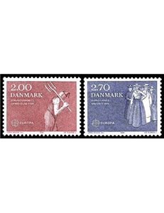 DENMARK 1982 Europe 2v MNH**