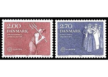 DANIMARCA 1982 Europa 2v MNH**