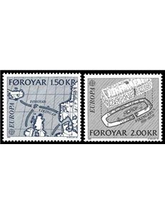 FAEROER 1982 Europa 2v MNH**