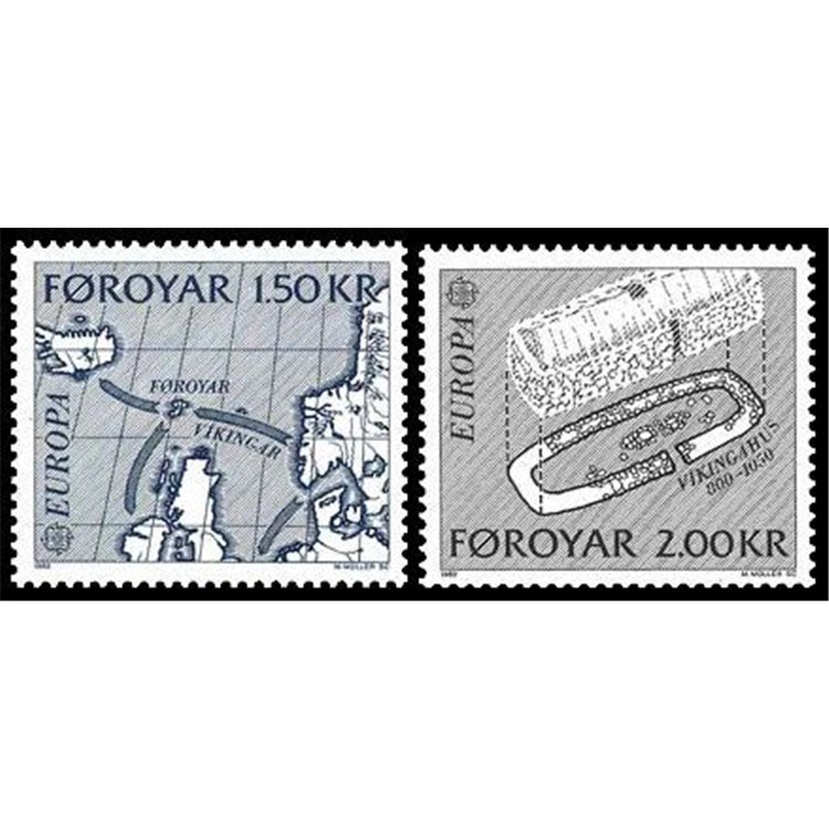 FAEROER 1982 Europa 2v MNH**
