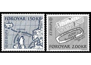 FAEROER 1982 Europa 2v MNH**