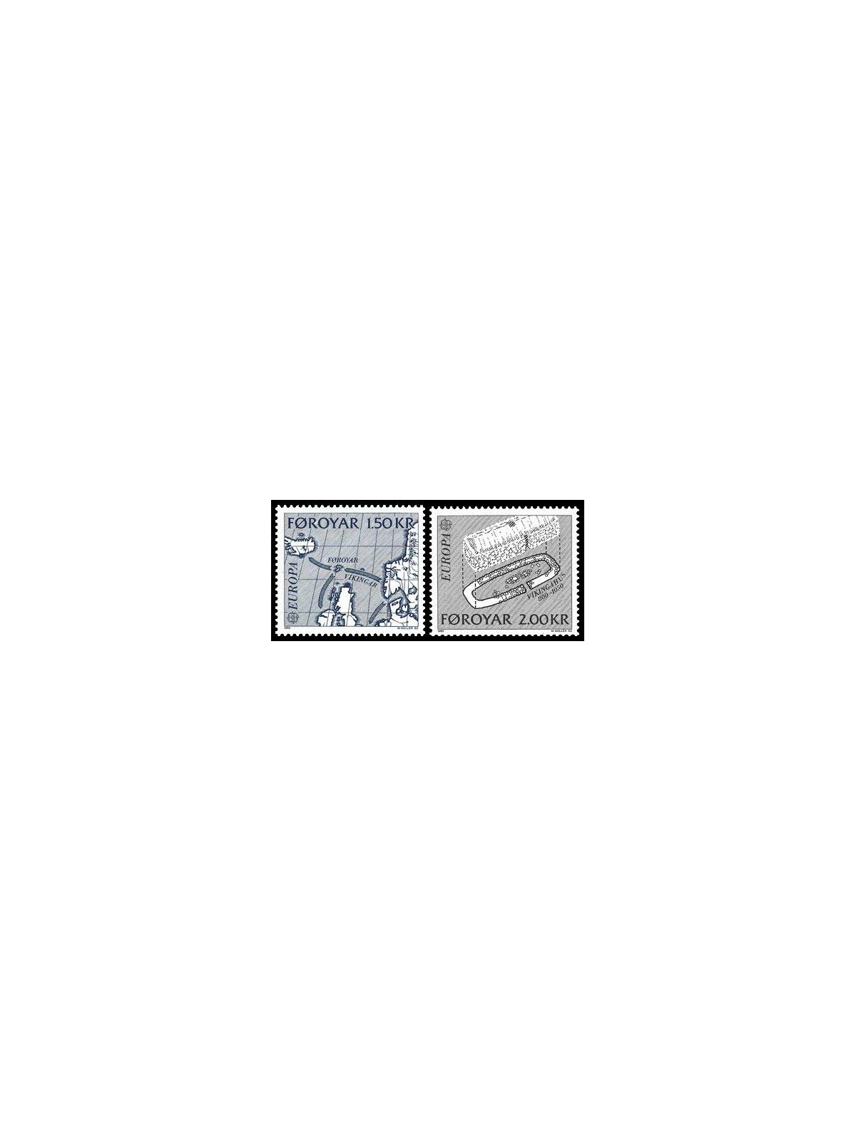 FAEROER 1982 Europa 2v MNH**