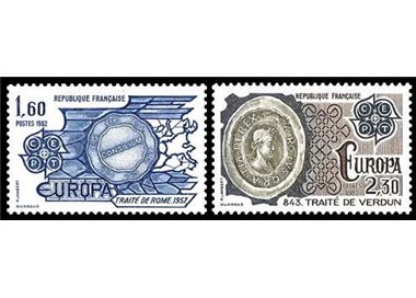 FRANCE 1982 Europe 2v MNH**