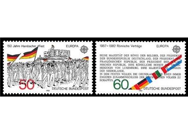 GERMANY BRD 1982 Europe 2v MNH**