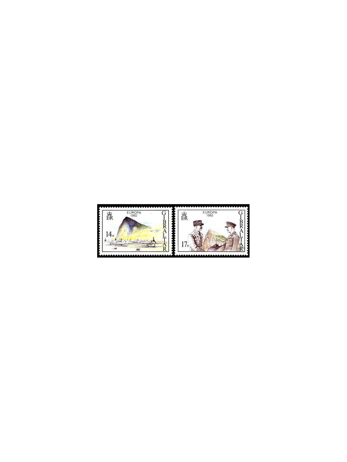 GIBILTERRA 1982 Europa 2v MNH**