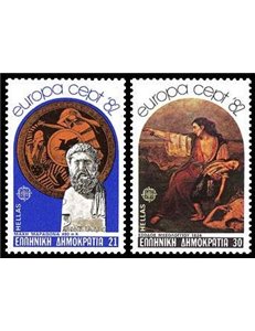 GREECE 1982 Europe 2v MNH**