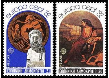 GREECE 1982 Europe 2v MNH**
