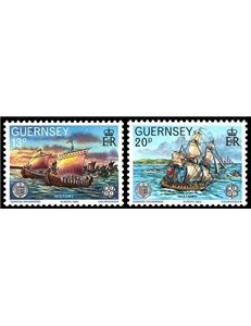 GUERNSEY 1982 Europe 2v MNH**