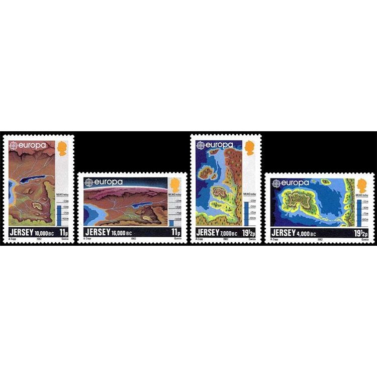 JERSEY 1982 Europe 4v MNH**