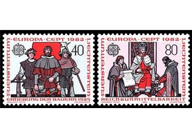 LIECHTENSTEIN 1982 Europa 2v MNH**