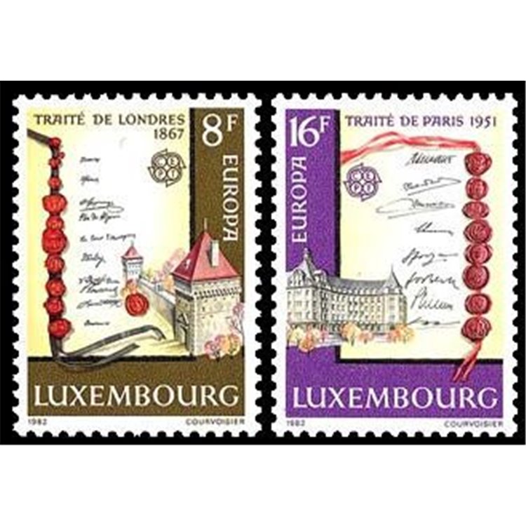 LUXEMBOURG 1982 Europe 2v MNH**