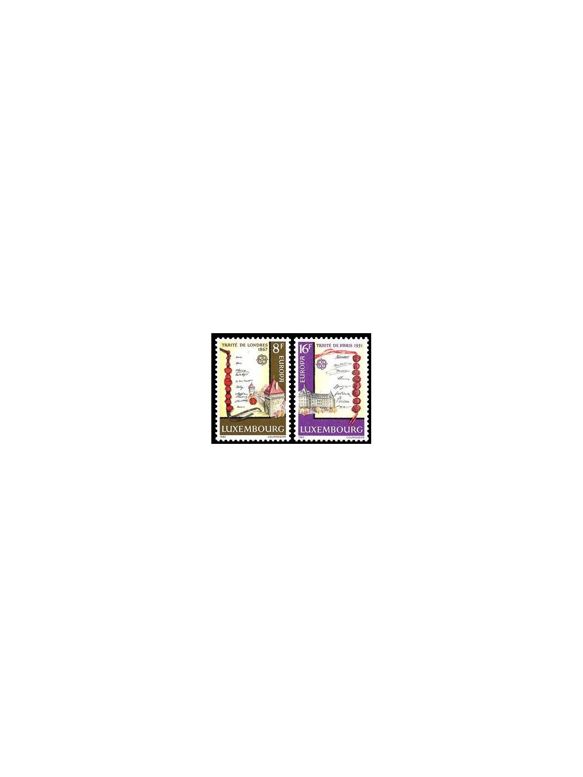 LUSSEMBURGO 1982 Europa 2v MNH**