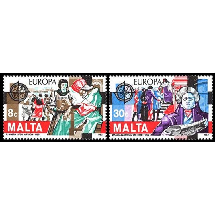 MALTA 1982 Europa 2v MNH**