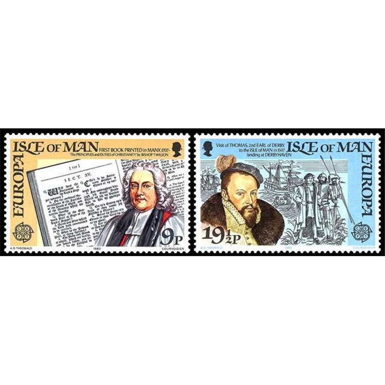 MAN 1982 Europa 2v MNH**