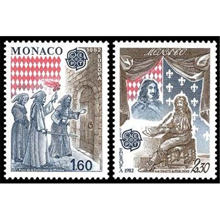 MONACO 1982 Europe 2v MNH**