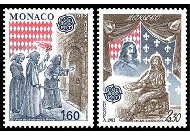 MONACO 1982 Europe 2v MNH**