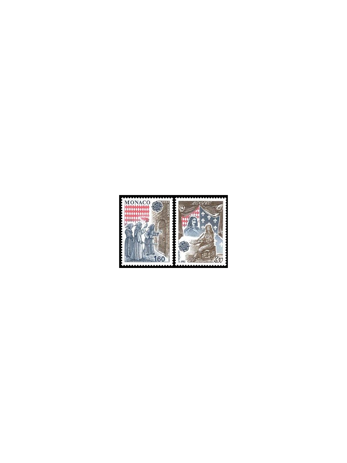 MONACO 1982 Europe 2v MNH**