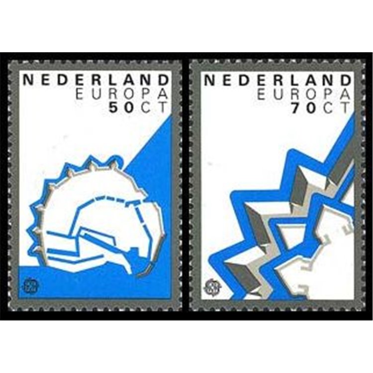 OLANDA 1982 Europa 2v MNH**