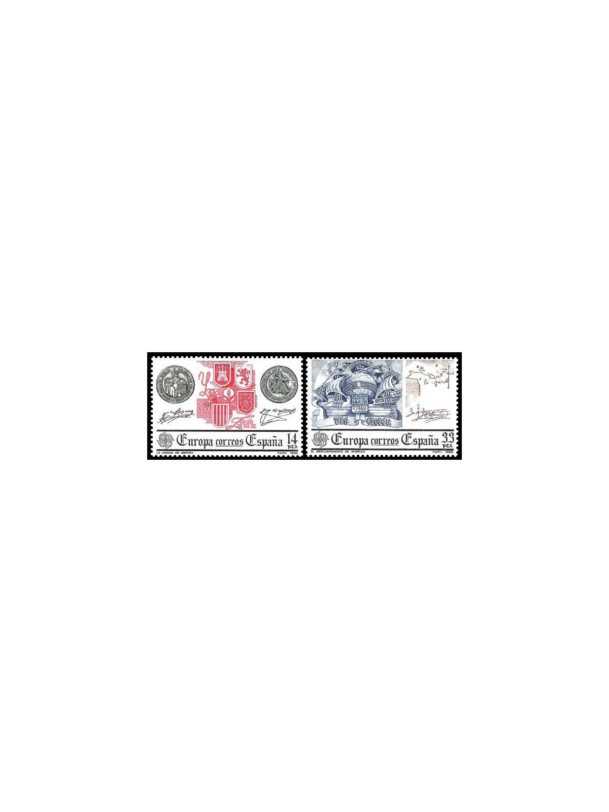 SPAIN 1982 Europe 2v MNH**