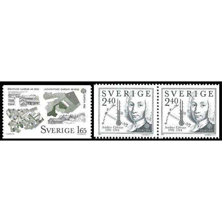 SWEDEN 1982 Europe 3v MNH**