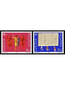 SWITZERLAND 1982 Europe 2v MNH**