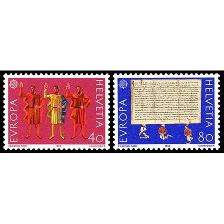 SVIZZERA 1982 Europa 2v MNH**