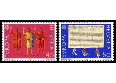 SVIZZERA 1982 Europa 2v MNH**