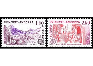 ANDORRA FRANCESE 1983 Europa 2v MNH**
