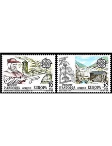 ANDORRA SPAGNOLA 1983 Europa 2v MNH**