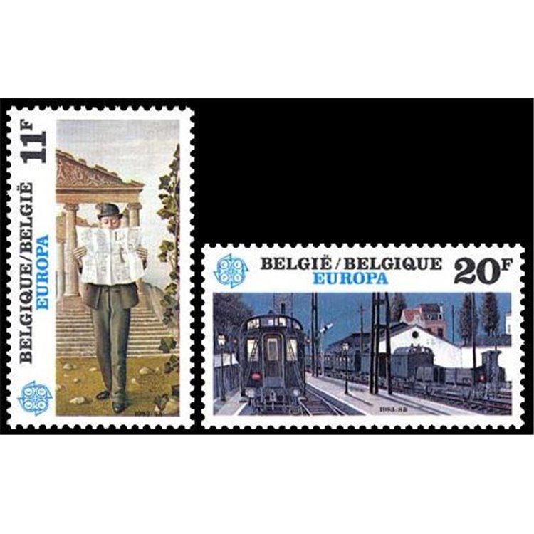 BELGIUM 1983 Europe 2v MNH**