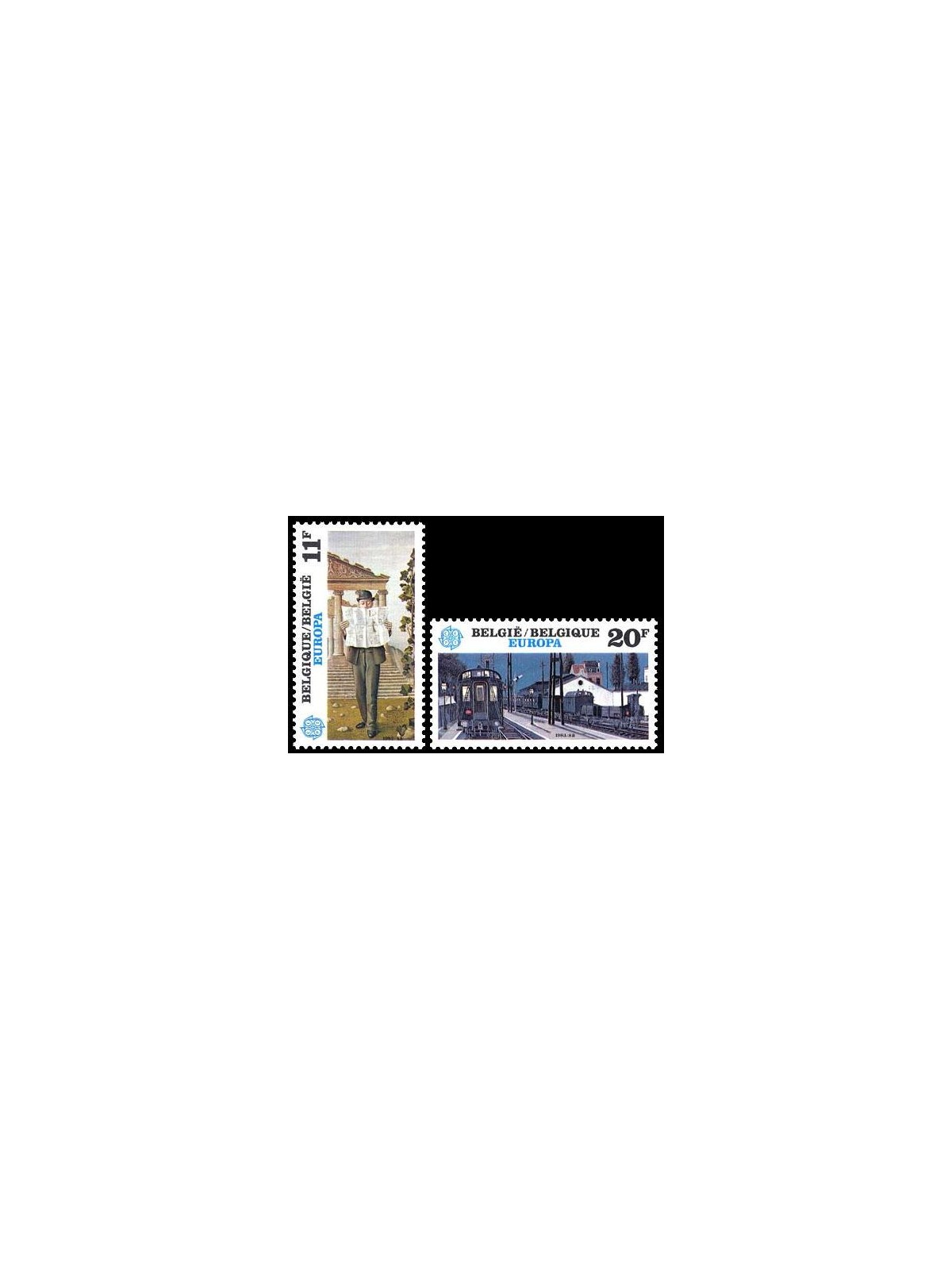 BELGIUM 1983 Europe 2v MNH**