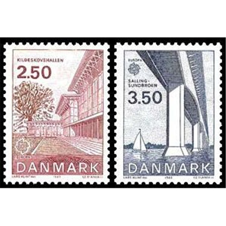 DANIMARCA 1983 Europa 2v MNH**