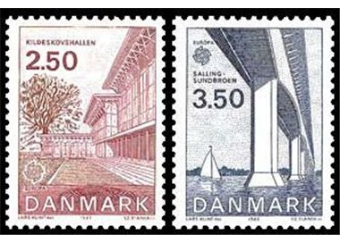 DENMARK 1983 Europe 2v MNH**