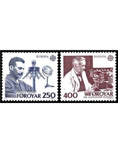 FAROE ISLANDS 1983 Europe 2v MNH**