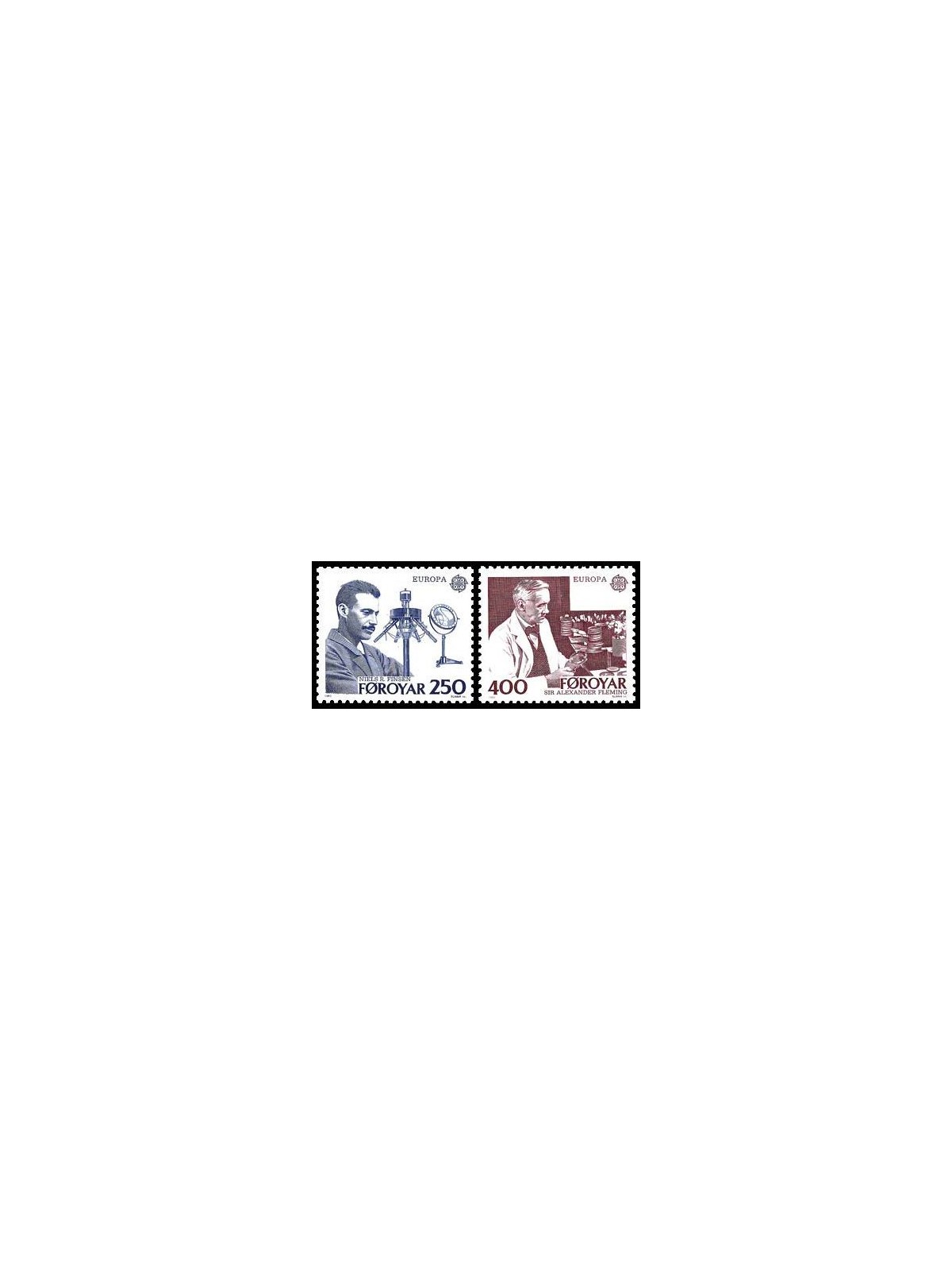 FAROE ISLANDS 1983 Europe 2v MNH**