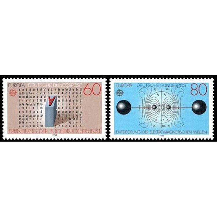 GERMANY BRD 1983 Europe 2v MNH**