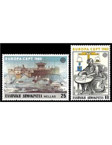 GREECE 1983 Europe 2v MNH**