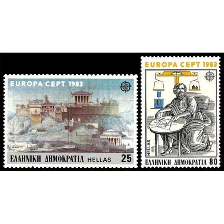 GREECE 1983 Europe 2v MNH**