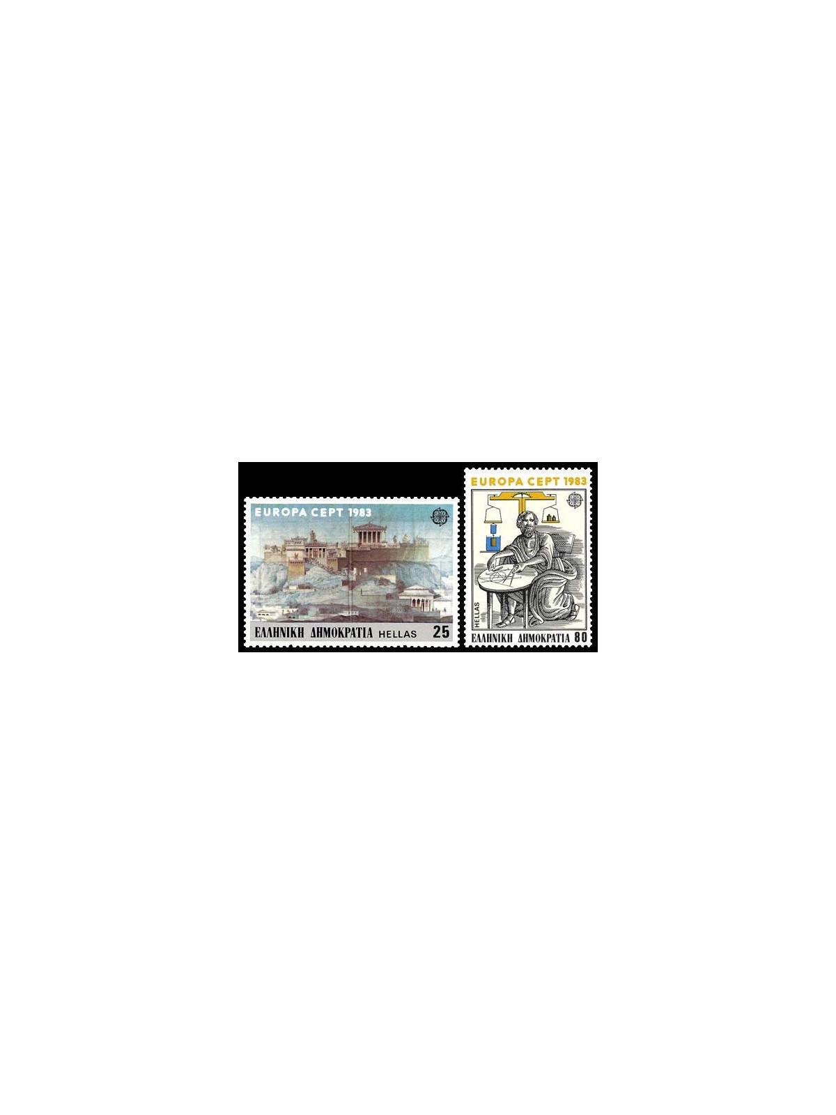 GREECE 1983 Europe 2v MNH**