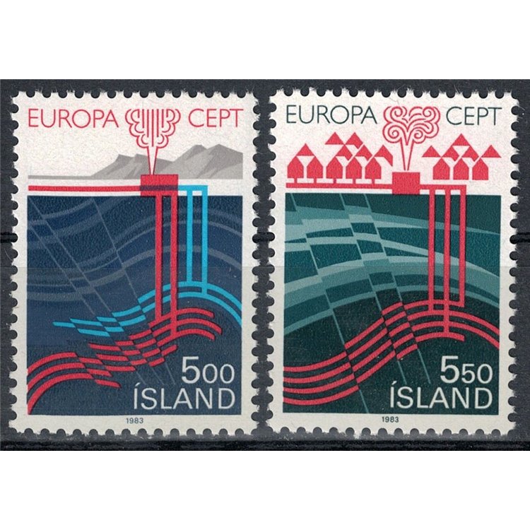 ICELAND 1983 Europe 2v MNH**