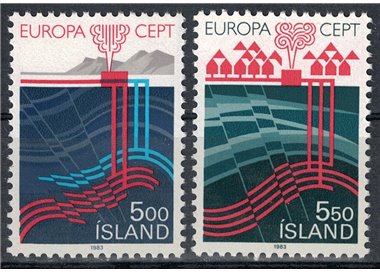 ICELAND 1983 Europe 2v MNH**