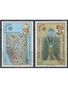 Türkiye 1983 Europe 2v MNH**