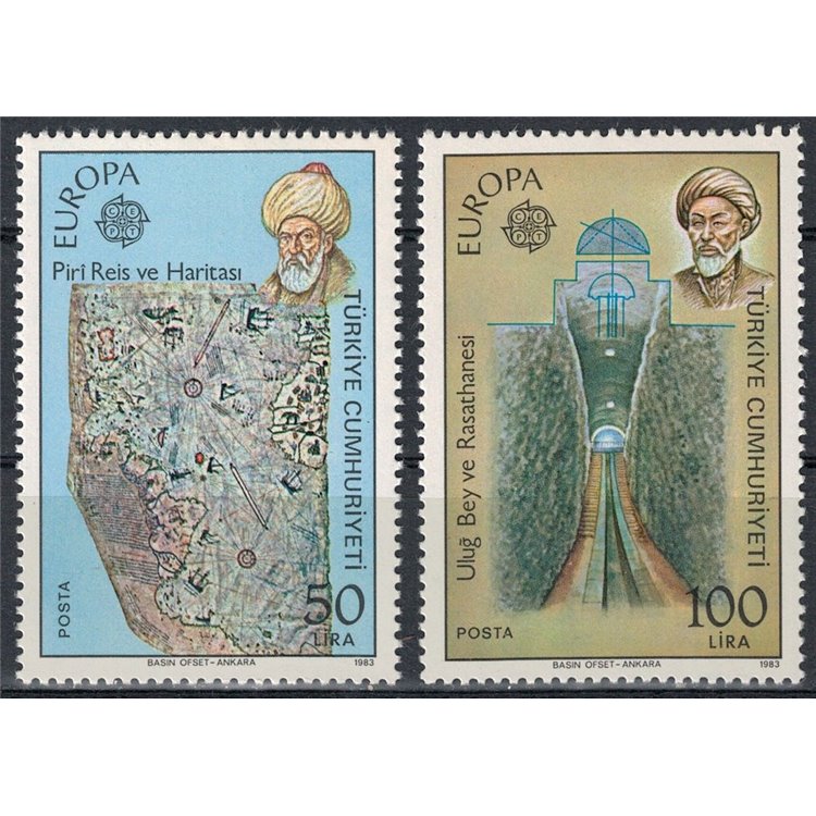 Türkiye 1983 Europe 2v MNH**